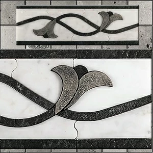 БОРДЮР ИЗ МРАМОРА LI-6 SKALINI FLORAL