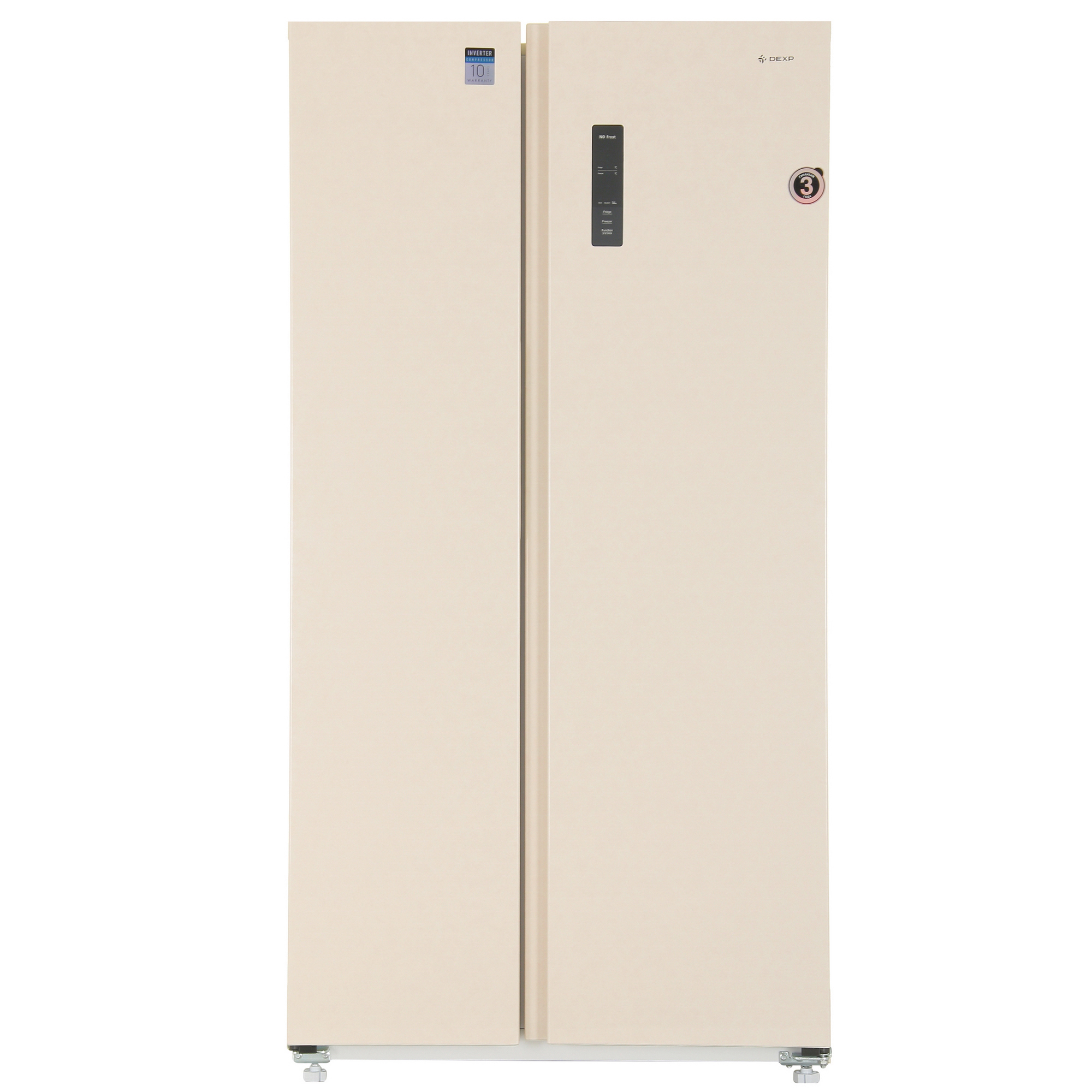 5405576 Холодильник Side by Side   DEXP SBS4-53AMG бежевый STDN-0142781 - Вид №2