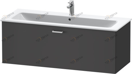 XB603304949 XBase Тумбочка подвесная Графит матовый, декор Duravit 