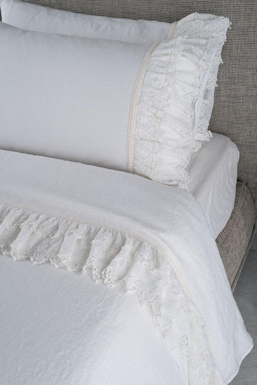 LA FABBRICA DEL LINO Наволочка из льняной ткани Decor sun-id-1475212 - Вид №1