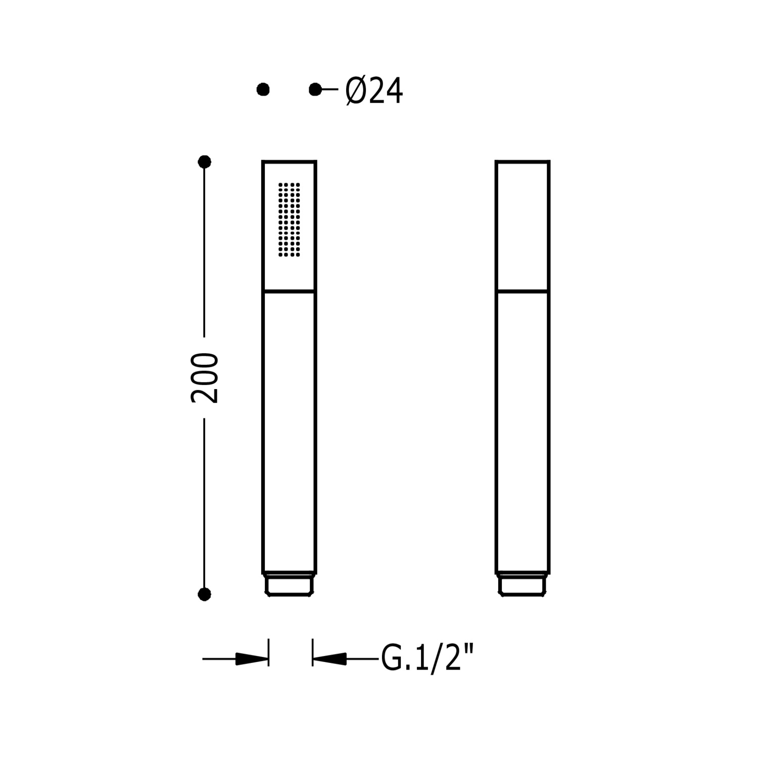 Ручной душ-913412380 TRES Showers - Вид №1