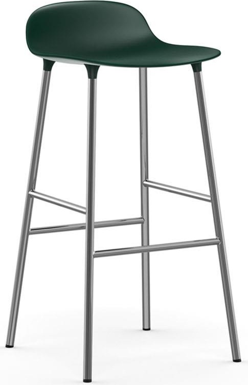 603166 Барный стул 75 см Chrome Green Normann Copenhagen Form
