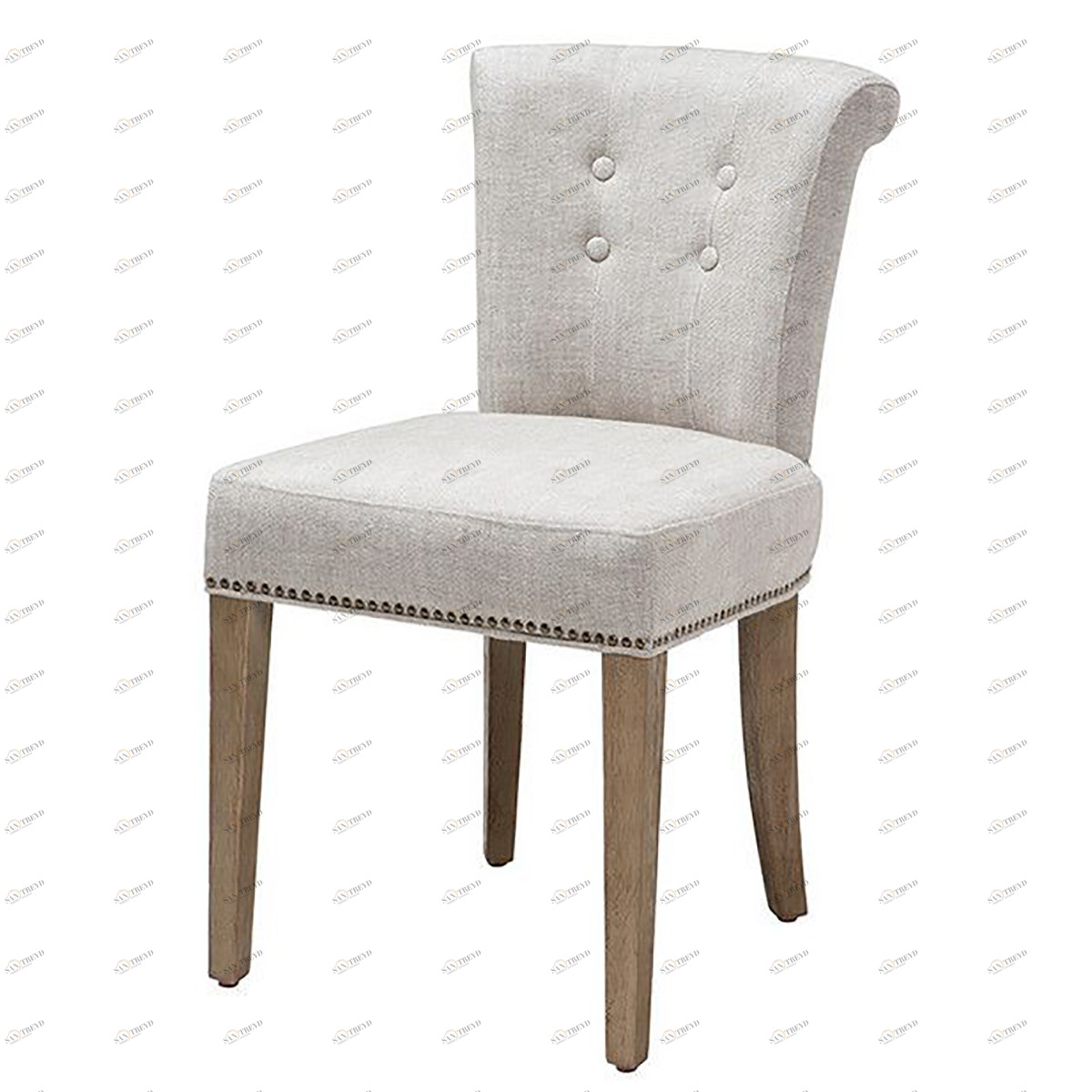 Стул белый обеденный большой 61 см Key Largo от Eichholtz Белый EICHHOLTZ EICHHOLTZ 060761 Белый 