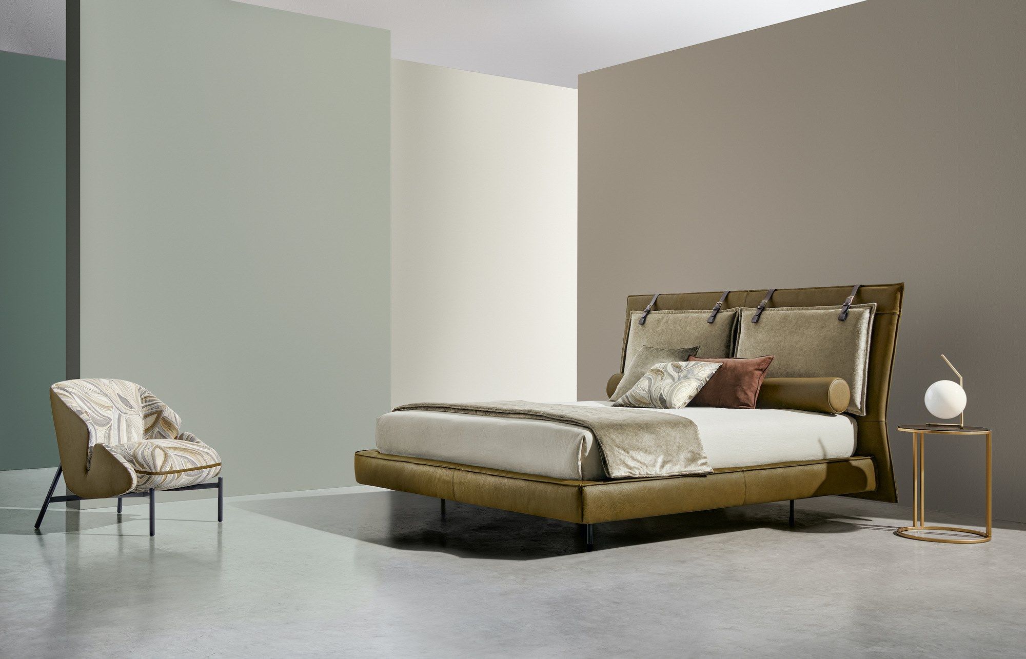 Двуспальная кровать с мягким контейнером Twils A-BOX ARCH-00057718 - Вид №4