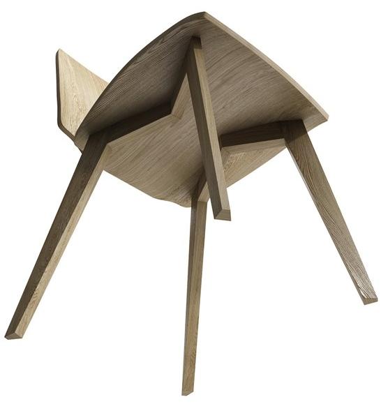 sixay furniture Эргономичный стул из фанеры Finn sun-id-1480662 - Вид №3