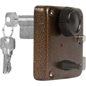 Замок накладной Пенза-ЗНЗ-1А, цвет серый