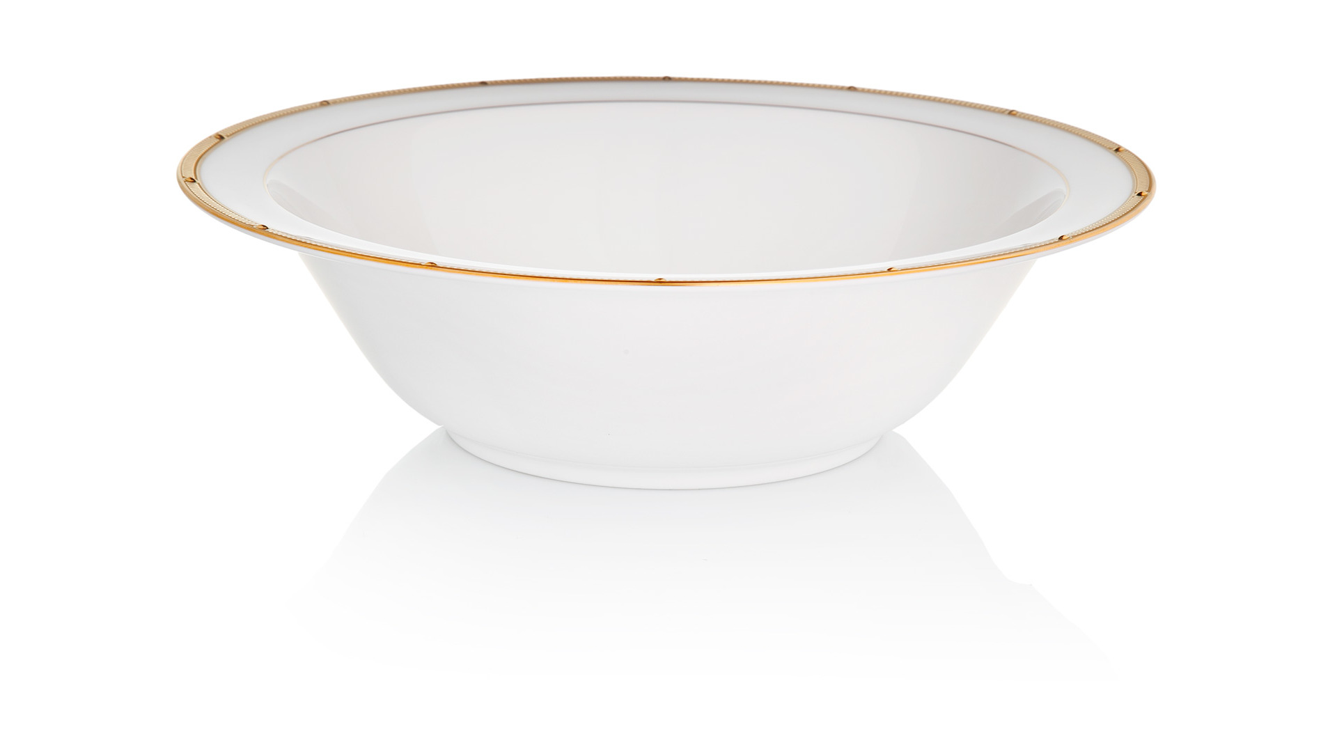 10665471 Noritake Сервиз столовый Noritake "Рочель,золотой кант" на 6 персон 21 предмет Фарфор костяной  - Вид №6