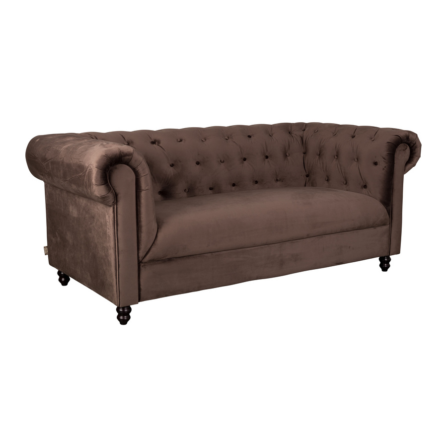 Диван-софа Chester темно-коричневый Dutchbone 3200135 - Вид №1