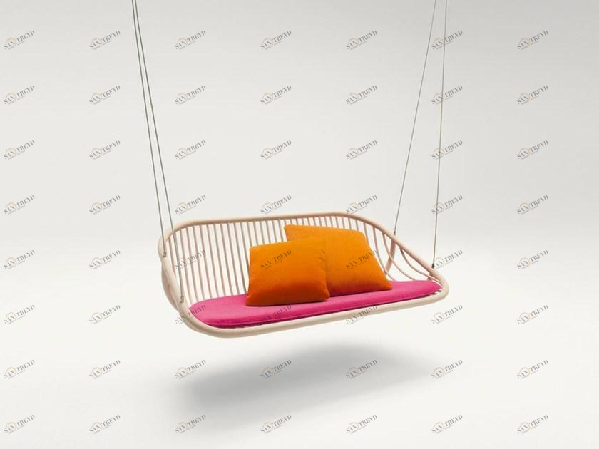 Paola Lenti Кресло-качалка из дерева Swing sun-id-1436571