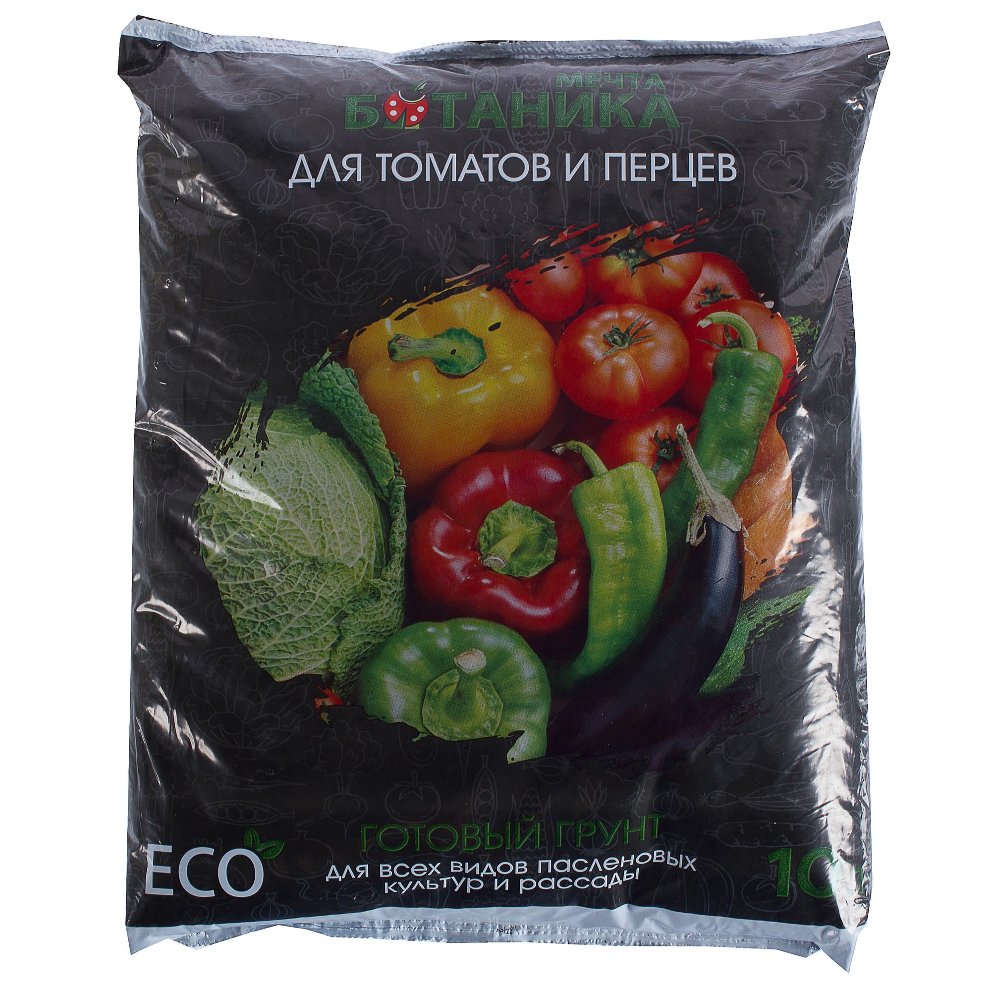 18468120 Грунт для томатов и перцев «Мечта Ботаника» 10 л Santreyd 