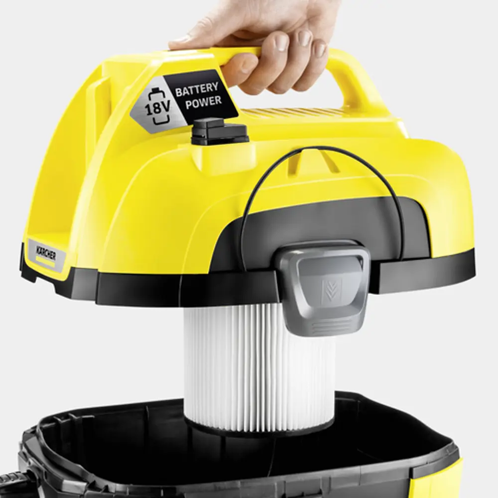 Пылесос Karcher WD 1 Compact Battery 7 л 230 Вт 82114287 STLM-2200316  - Вид №3