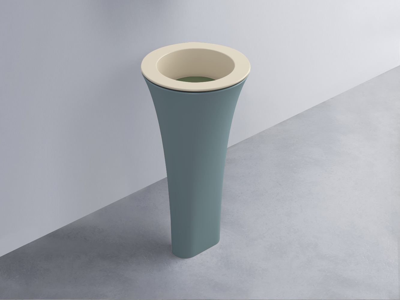 AMLA45-LN+AMPILT-AG+AMCOLT-PL Раковина Amedeo Tondo отдельностоящая cielo Enjoy + Amedeo Ceramica Cielo