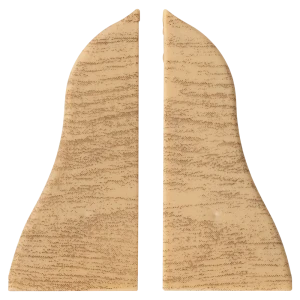 Заглушки для плинтуса Pro Дом 5.5 см ПВХ цвет дуб беленый