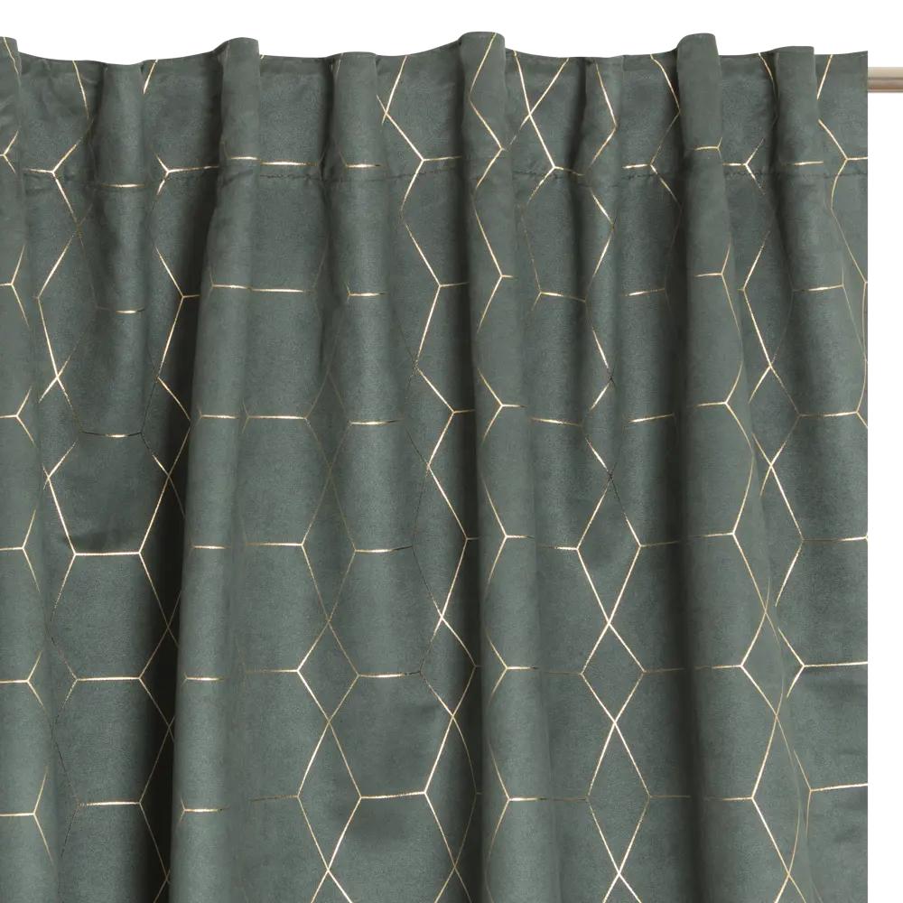 Штора на ленте Calenssie Laguna1 200x280 см цвет темно-бирюзовый 83321632 STLM-2170101 INSPIRE  - Вид №5