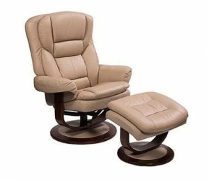 Кресло-реклайнер с подставкой для ног бежевое Marchese UNICO ДИЗАЙНЕРСКИЕ 248898 Бежевый
