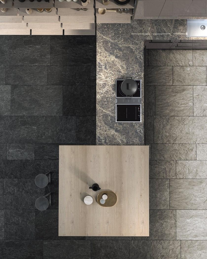 Alta Cucine Лакированная кухня с полуостровом Sistema 22.2 sun-id-1387473 - Вид №5