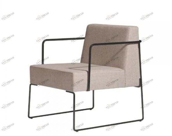 Capdell Стул из металла с обивкой и подлокотниками Kalida sun-id-1385712