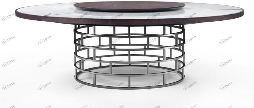 Flexform Круглый стол с ленивой сьюзан sun-id-1381590