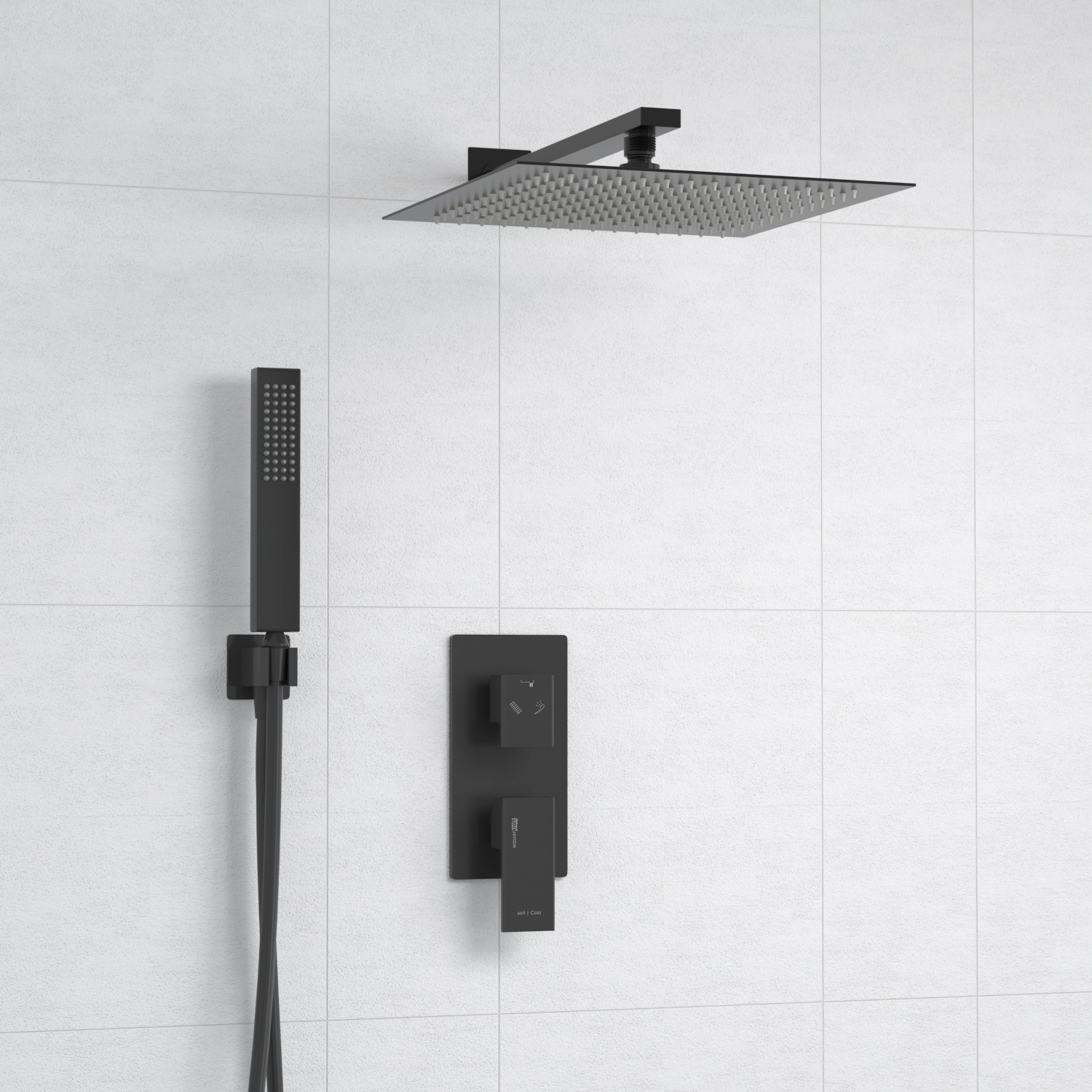 A16162 Встраиваемый комплект для ванны с верхней насадкой, лейкой WasserKRAFT 