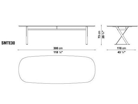 Прямоугольный мраморный стол Maxalto пафос ARCH-00098687 - Вид №9