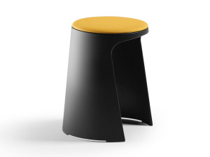 Полипропиленовый стул с мягким сиденьем