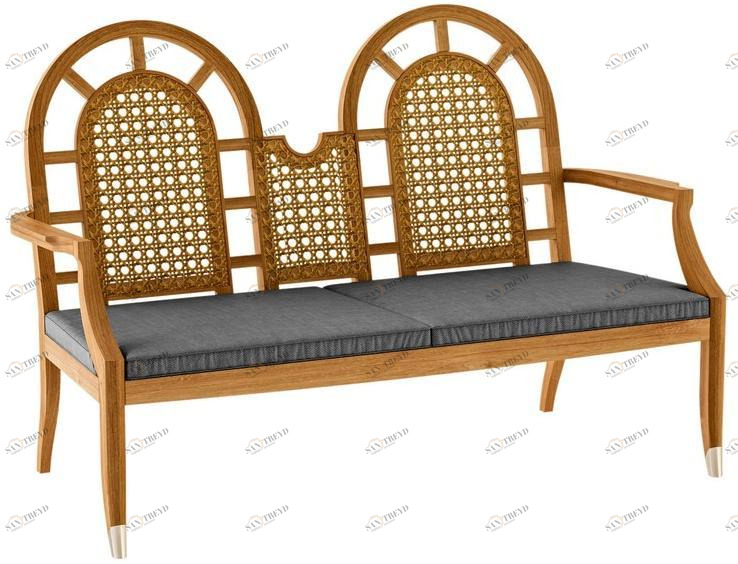 ASTELLO Диван из тикового дерева Jonquille Jq.ss2.f1.02