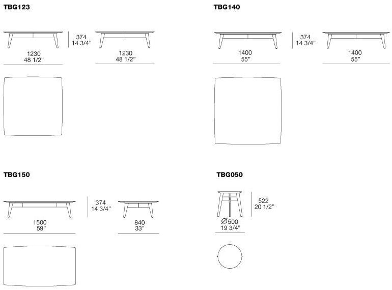 Poliform Лакированный журнальный столик для гостиной sun-id-1503475 - Вид №5