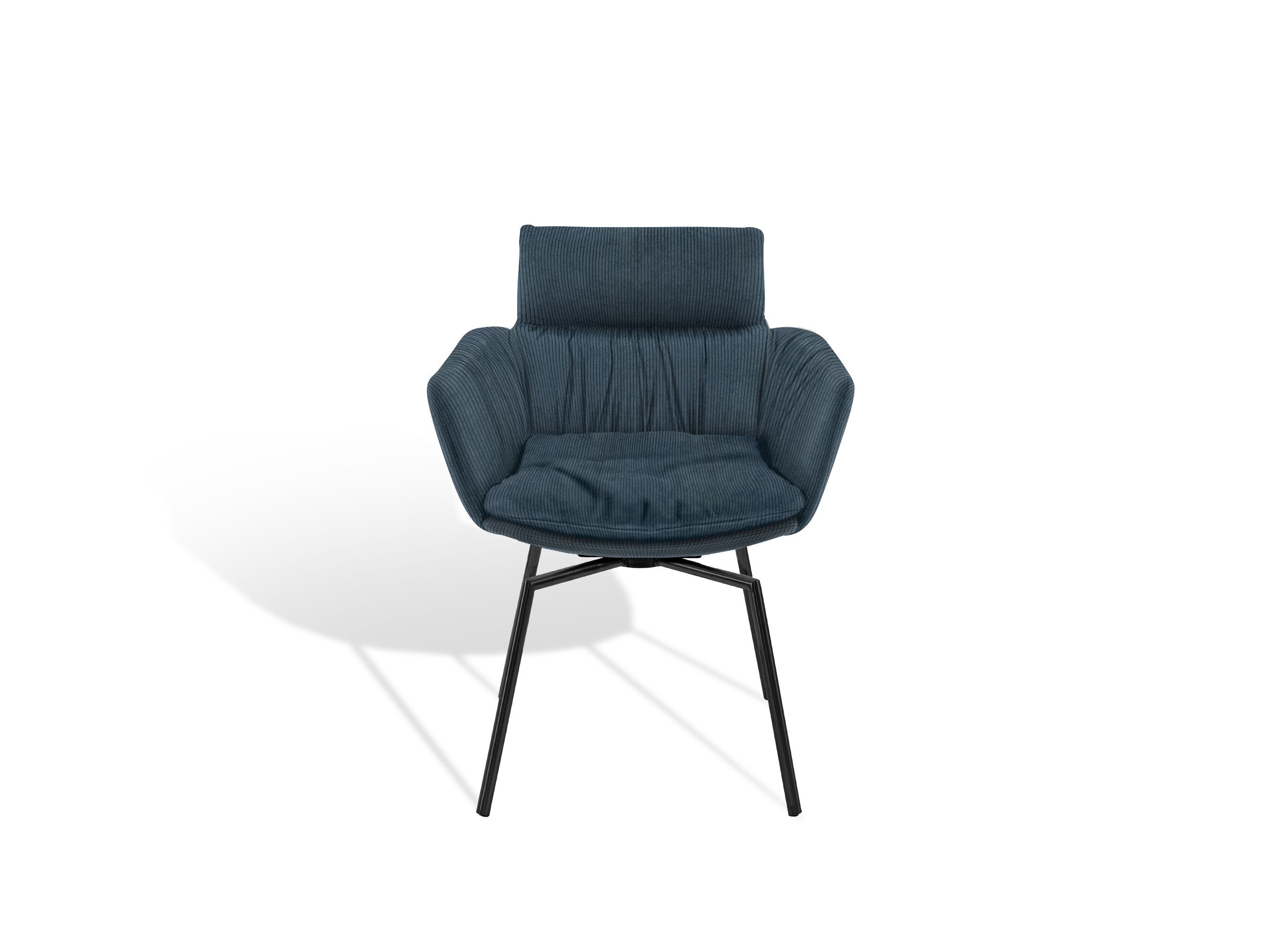 Мягкий стул с крестообразной рамой и подлокотниками KFF Faye Casual ARCH-00117081 - Вид №12