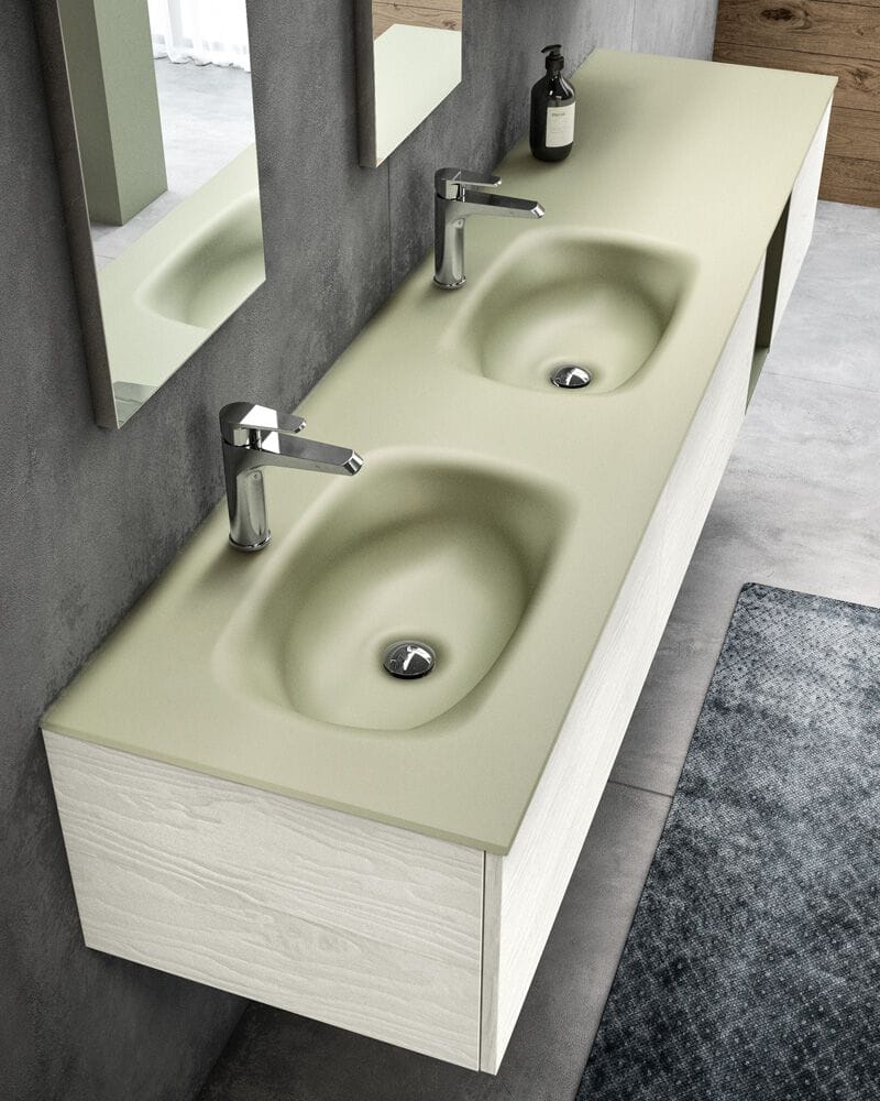 Двойной подвесной умывальник с ящиками Gruppo Geromin Change ARCH-00027968 - Вид №1