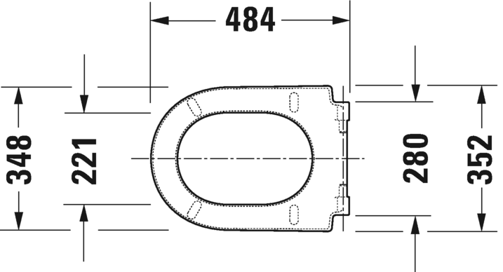 0063390000 Крышка сиденье для унитаза Duravit Starck 3 - Вид №2