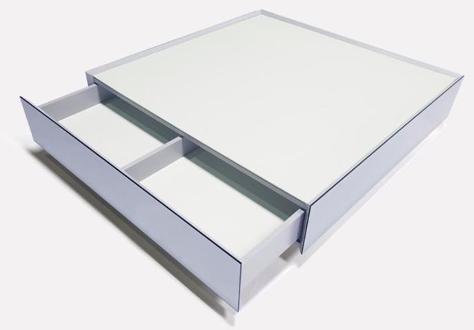 MORADA Низкий квадратный журнальный столик из зеркального стекла Cofre Cofre ct - Вид №2