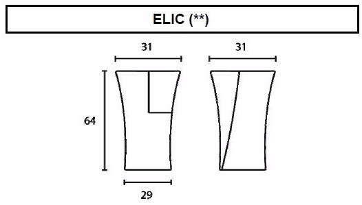 Inday Подставка для зонтов из полиэтилена с двумя отделениями Elic sun-id-1407386 - Вид №2