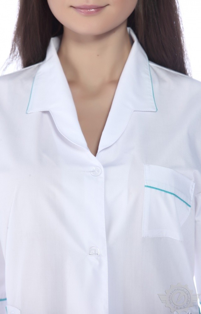 63629 Халат "Оксана"  Медицинская одежда  размер 62/170-176 Спецодежда  - Вид №6