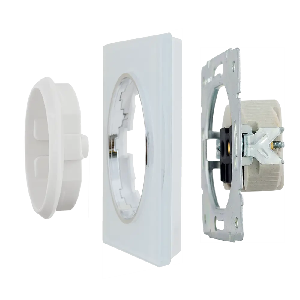 ONEKEYELECTRO - Двойная стеклянная рамка для розеток и выключателей в современном стиле 82838522 Florence STLM-0036853 - Вид №3