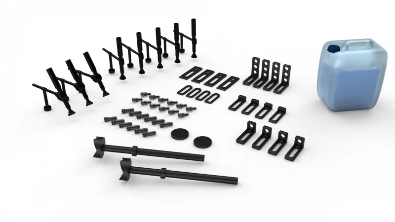 Набор оснастки для сварочного стола №2: Базовый (49 предметов) Верстакофф n1-0104916