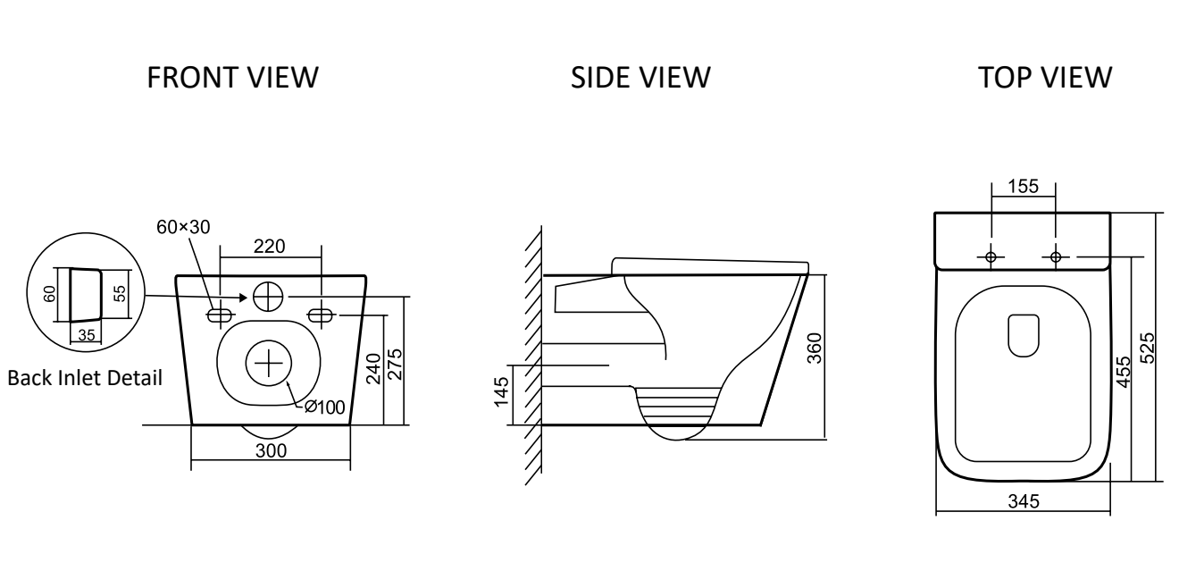 Подвесные унитазы SL-5027 SANTILINE  - Вид №12