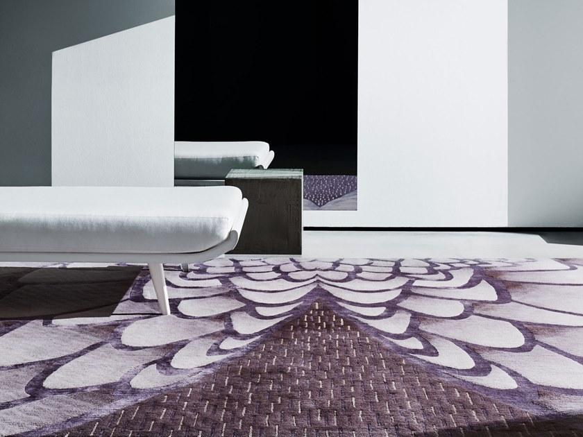 Deirdre Dyson Прямоугольный коврик ручной работы из шерсти и шелка Plumage sun-id-1491164 - Вид №3