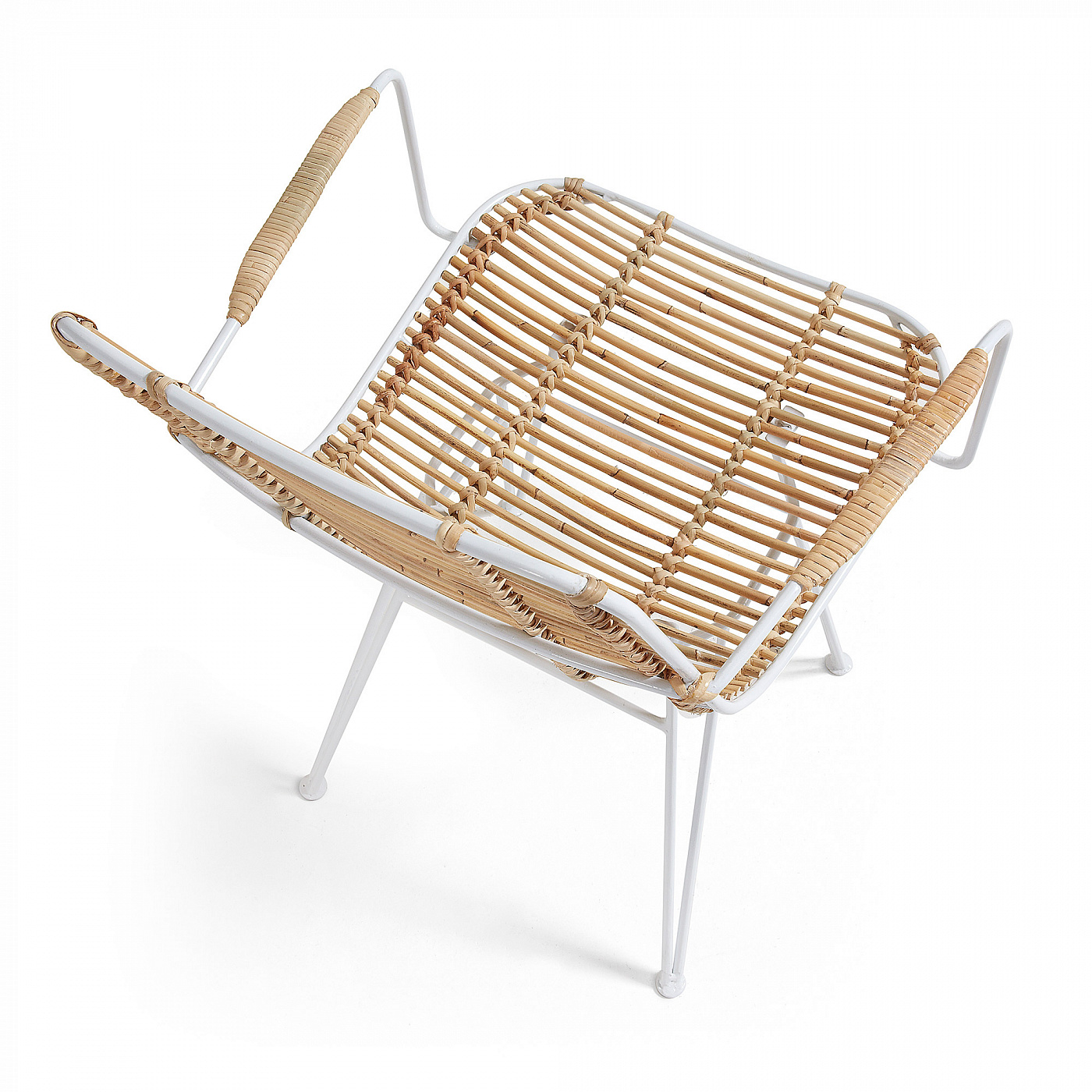 045444 Кресло Ashanti белое La Forma Tishana 