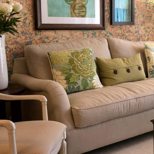 Пробка CorkStyle Wall design Monte Green (Гладкая) 600х300 мм 1000900040 - Вид №2