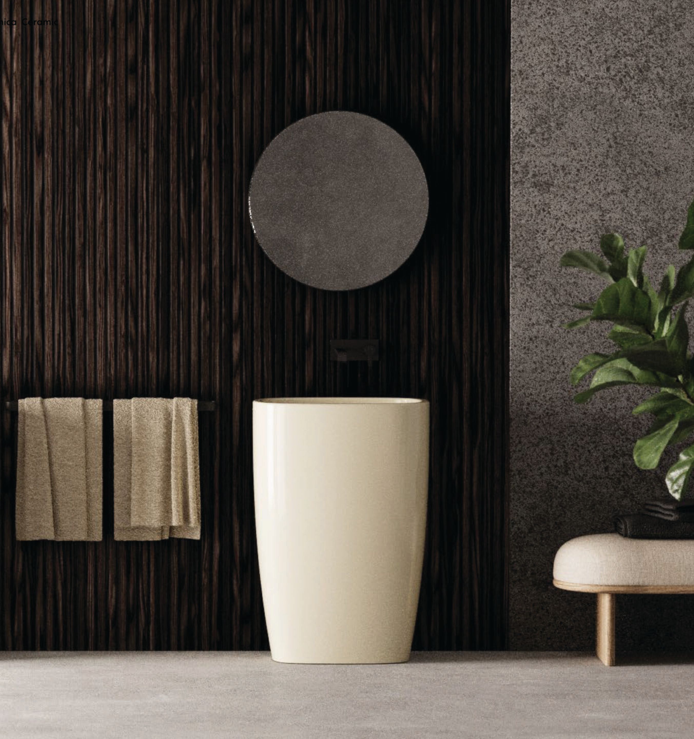 Керамическая отдельно стоящая раковина Nic Milk ARCH-00078642 - Вид №6