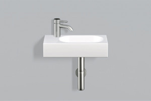 4297000401 Умывальник, wt.xxs450h.r, белая, противомикробное Alape серия XXS (Fusion.S)