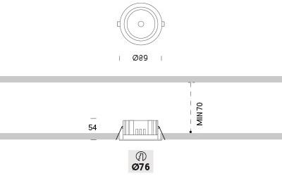 ONOK Lighting Встраиваемый точечный светильник Onled sun-id-1406663 - Вид №1