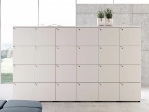 Las Mobili Деревянный офисный шкаф с замком Contenitori universali evo