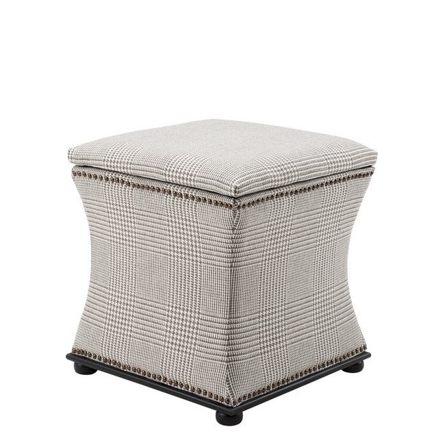 Пуф без подлокотников Austin от Eichholtz серый EICHHOLTZ ДИЗАЙНЕРСКИЕ, EICHHOLTZ 061291 Серый  - Вид №4