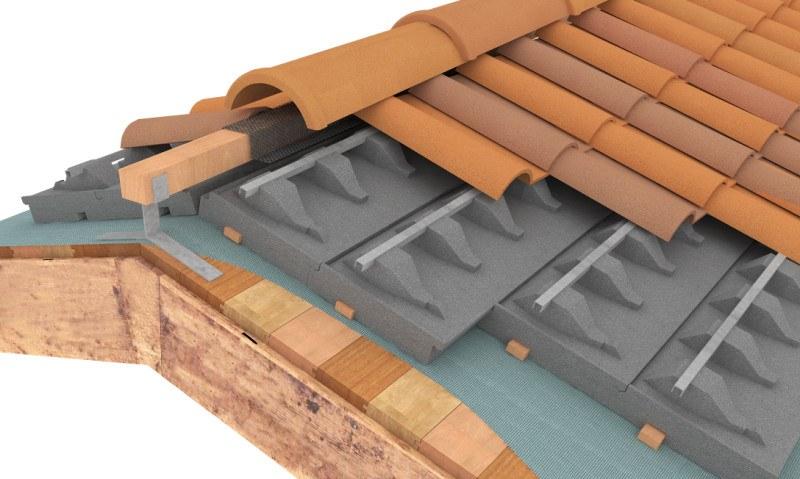 Poron Панель под черепицу для вентилируемого утепления скатных крыш sun-id-1511509 - Вид №2