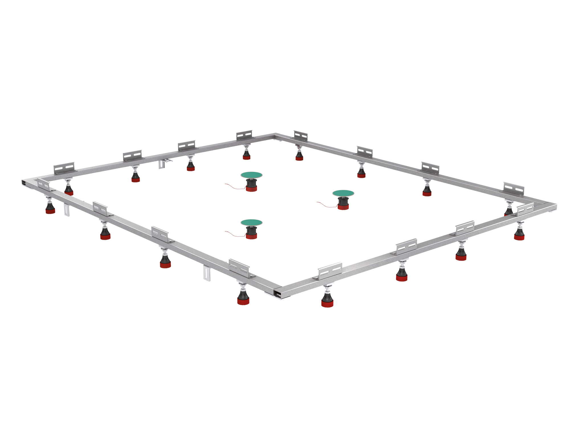 150181 MEPA  Подставки для душевых поддонов Монтажная рама SF прямоугольная 150/180 