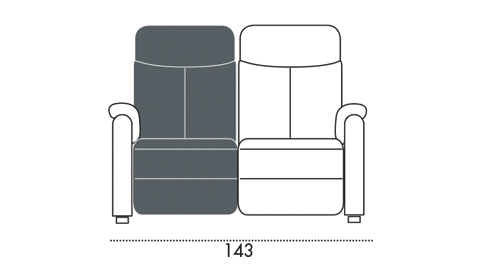 Диваны Divano 2 Posti – 2Relax Spaziorelaxitalia  Brando Relax Brando Relax Divano 2 Posti – 2Relax - Вид №6