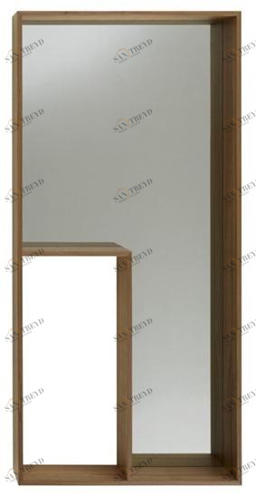 Ligne Roset Прямоугольное зеркало из мдф с полкой  11250905 