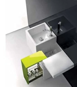 40185 Подвесная раковина настенная овальная Althea Ceramica  белая