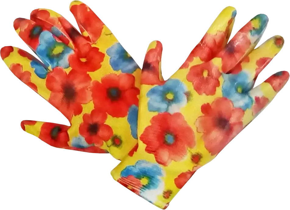 Садовые перчатки GARDEN FLOWERS для точной работы с растениями 82842734